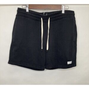 Hollister Sweat Shorts Womens L Black Drawstring Waist Y2K Lounge Athleisure Gym